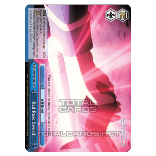 Weiss Schwarz - Sword Art Online Alicization - Red Rose Sword (Climax Rare) SAO/S65-E097