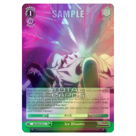 Weiss Schwarz - Re:ZERO - Starting Life in Another World - The Frozen Bond - Ice Blooms (U) RZ/SE35-E37 (Foil)