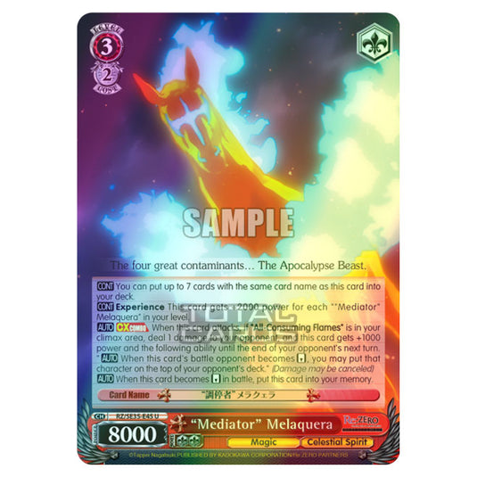 Weiss Schwarz - Re:ZERO - Starting Life in Another World - The Frozen Bond - "Mediator" Melaquera (U) RZ/SE35-E45 (Foil)