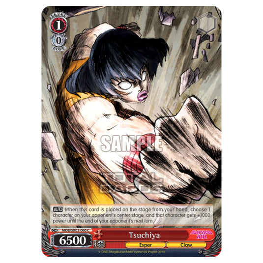 Weiss Schwarz - Mob Psycho 100 - Tsuchiya (Common) MOB/SX02-060