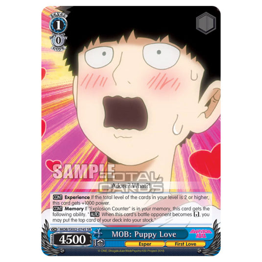 Weiss Schwarz - Mob Psycho 100 - MOB: Puppy Love (Super Rare) MOB/SX02-074S