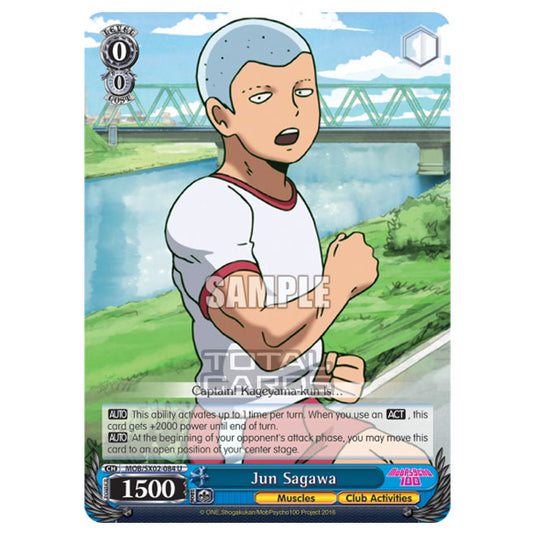Weiss Schwarz - Mob Psycho 100 - Jun Sagawa (Uncommon) MOB/SX02-084