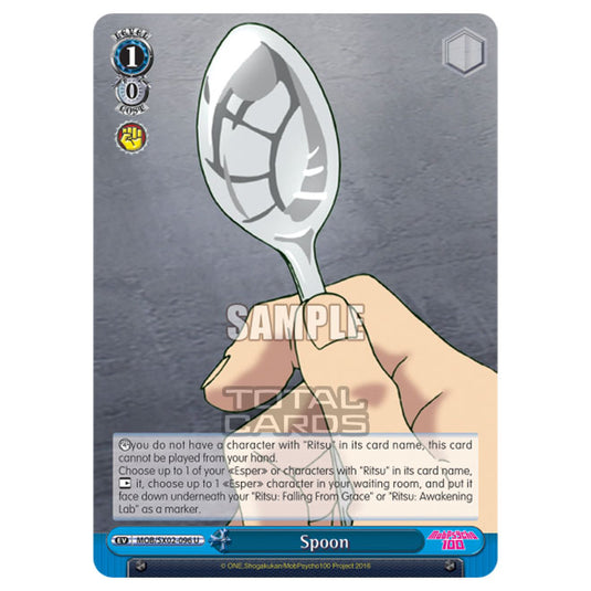Weiss Schwarz - Mob Psycho 100 - Spoon (Uncommon) MOB/SX02-096