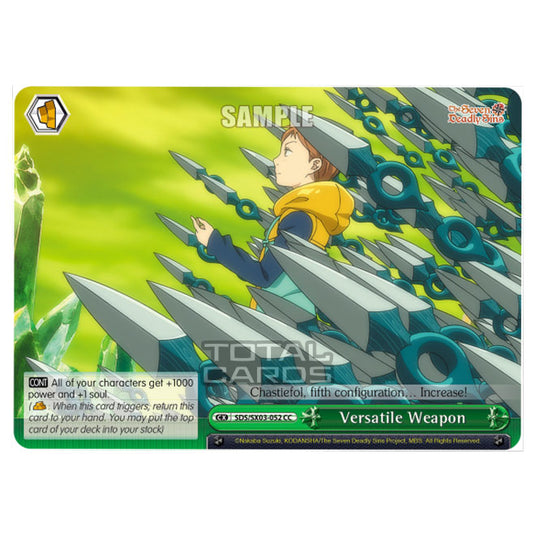 Weiss Schwarz - The Seven Deadly Sins - Versatile Weapon (CC) SDS/SX03-052