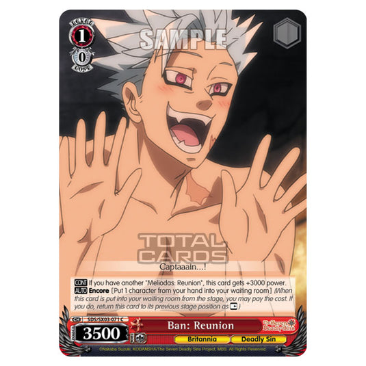 Weiss Schwarz - The Seven Deadly Sins - Ban: Reunion (C) SDS/SX03-071