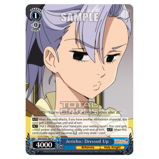 Weiss Schwarz - The Seven Deadly Sins - Jericho: Dressed Up (U) SDS/SX03-087