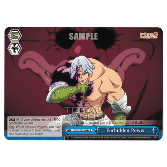Weiss Schwarz - The Seven Deadly Sins - Forbidden Power (CR) SDS/SX03-099