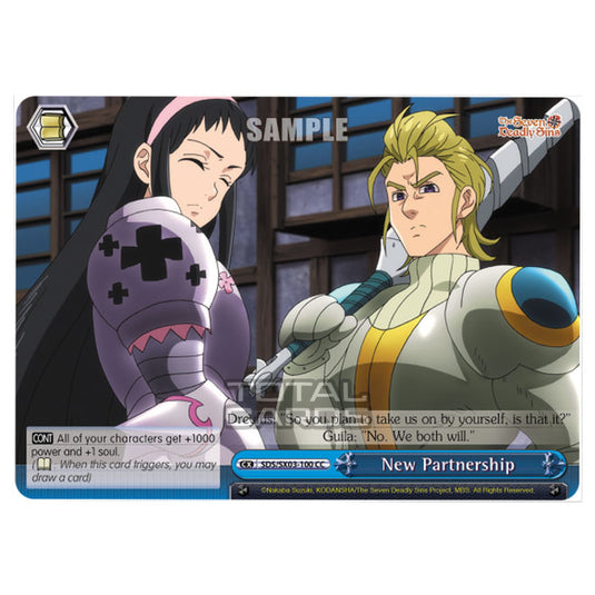 Weiss Schwarz - The Seven Deadly Sins - New Partnership (CC) SDS/SX03-100