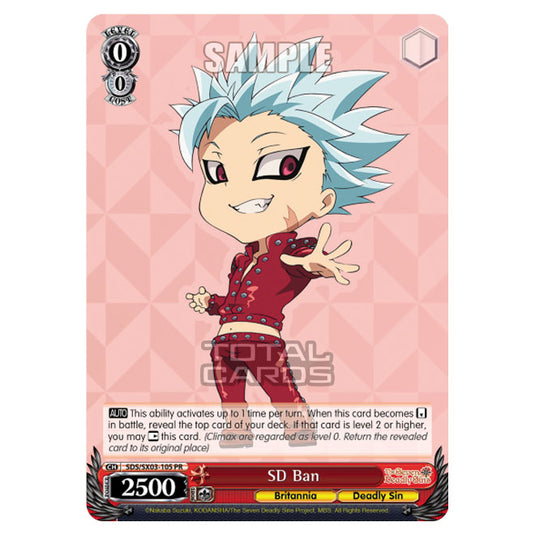 Weiss Schwarz - The Seven Deadly Sins - SD Ban (PR) SDS/SX03-105