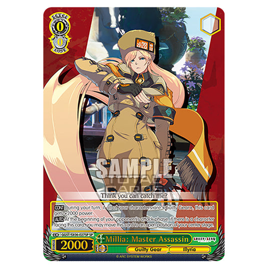 Weiss Schwarz - Guilty Gear Strive - Millia: Master Assassin (SP) GGST/SX06-027SP