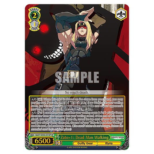 Weiss Schwarz - Guilty Gear Strive - Zato=1: Dead Man Walking (SP) GGST/SX06-031SP