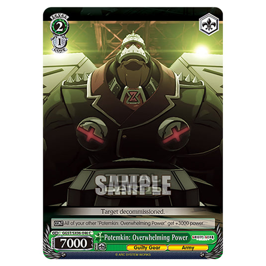 Weiss Schwarz - Guilty Gear Strive - Potemkin: Overwhelming Power (C) GGST/SX06-046