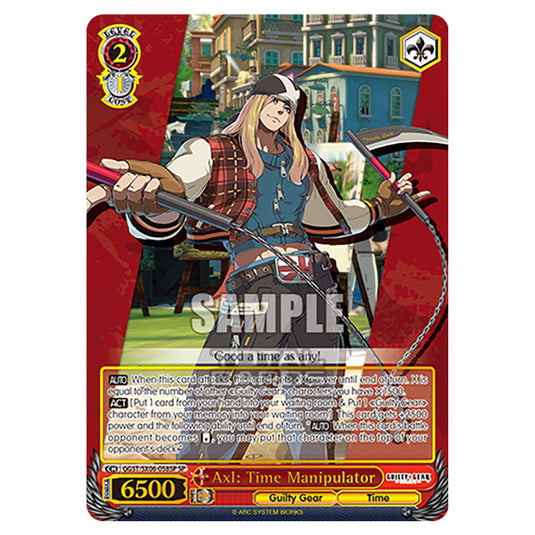 Weiss Schwarz - Guilty Gear Strive - Axl: Time Manipulator (SP) GGST/SX06-058SP