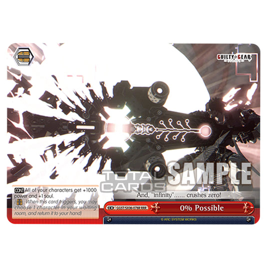 Weiss Schwarz - Guilty Gear Strive - 0% Possible (RRR) GGST/SX06-078R
