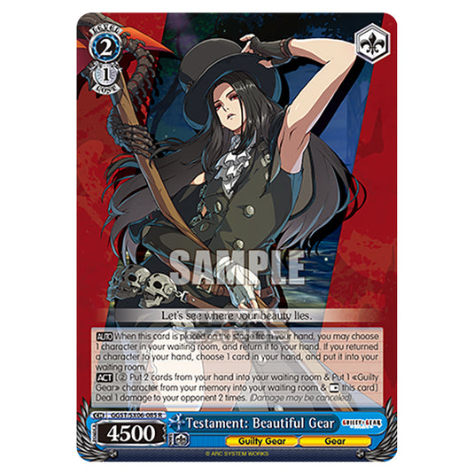 Weiss Schwarz - Guilty Gear Strive - Testament: Beautiful Gear (R) GGST/SX06-085