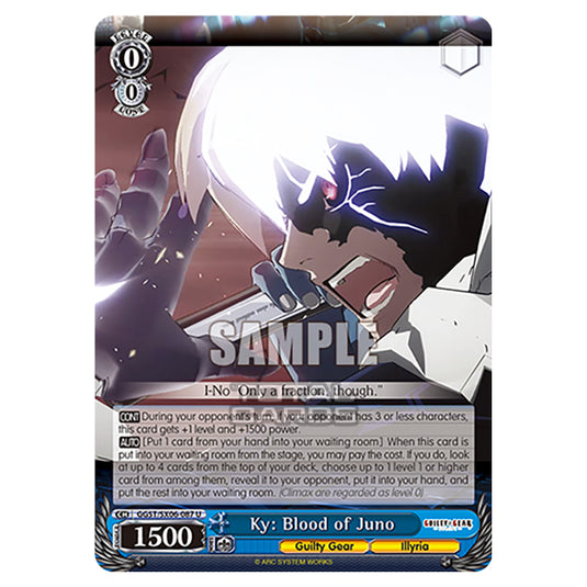 Weiss Schwarz - Guilty Gear Strive - Ky: Blood of Juno (U) GGST/SX06-087