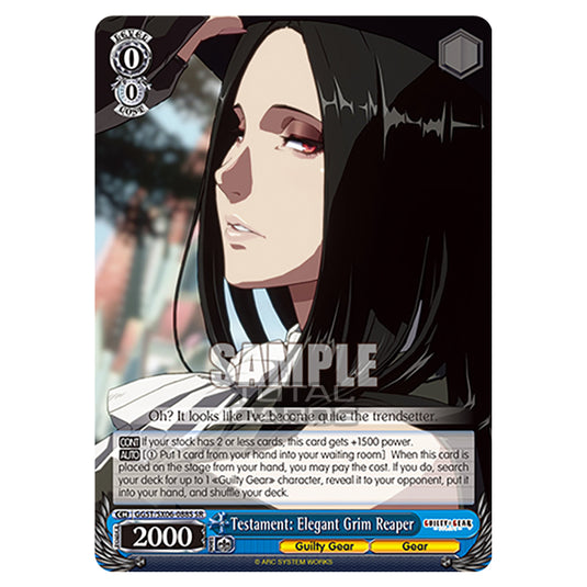 Weiss Schwarz - Guilty Gear Strive - Testament: Elegant Grim Reaper (SR) GGST/SX06-088S