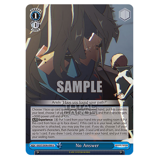 Weiss Schwarz - Guilty Gear Strive - No Answer (U) GGST/SX06-098