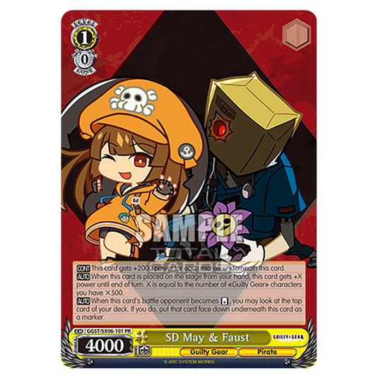 Weiss Schwarz - Guilty Gear Strive - SD May & Faust (PR) GGST/SX06-101