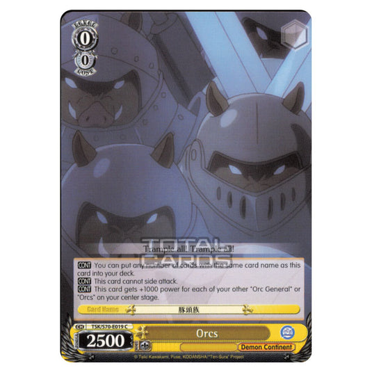 Weiss Schwarz - That Time I Got Reincarnated as a Slime - Orcs (Common) TSK/S70-E019