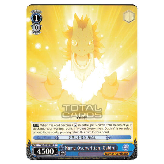 Weiss Schwarz - That Time I Got Reincarnated as a Slime - Name Overwritten, Gabiru (Common) TSK/S70-E090