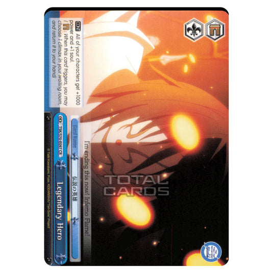 Weiss Schwarz - That Time I Got Reincarnated as a Slime - Legendary Hero (Climax Rare) TSK/S70-E097