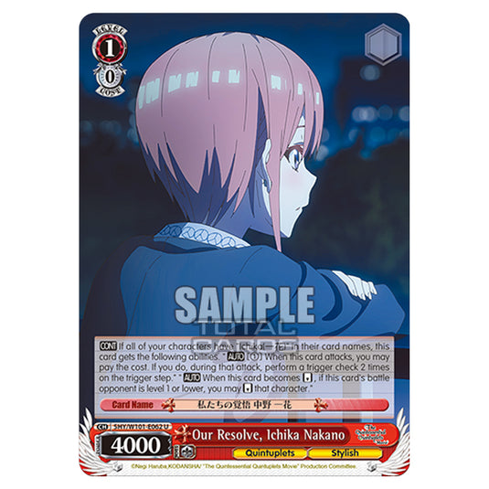 Weiss Schwarz - The Quintessential Quintuplets Movie - Our Resolve, Ichika Nakano (U) 5HY/W101-E062