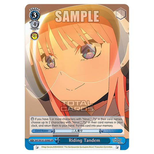 Weiss Schwarz - The Quintessential Quintuplets Movie - Riding Tandem (SR) 5HY/W101-E098S