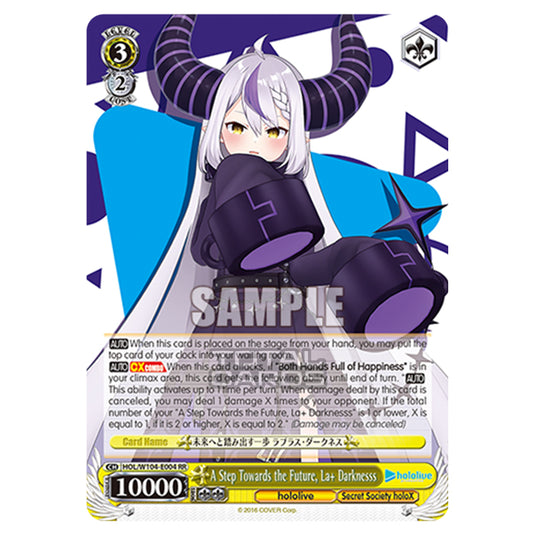 Weiss Schwarz - Hololive Production Vol. 2 - A Step Towards the Future, La+ Darknesss (RR) HOL/W104-E004