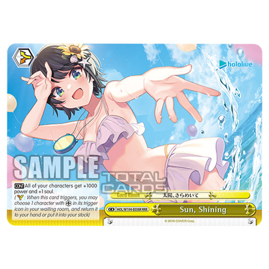 Weiss Schwarz - Hololive Production Vol. 2 - Sun, Shining (RRR) HOL/W104-E038R