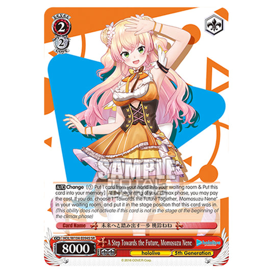 Weiss Schwarz - Hololive Production Vol. 2 - A Step Towards the Future, Momosuzu Nene (SR) HOL/W104-E094S