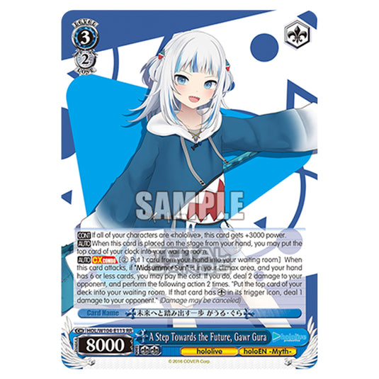 Weiss Schwarz - Hololive Production Vol. 2 - A Step Towards the Future, Gawr Gura (RR) HOL/W104-E113