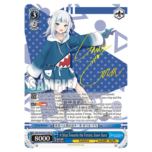 Weiss Schwarz - Hololive Production Vol. 2 - A Step Towards the Future, Gawr Gura (SP) HOL/W104-E113SP