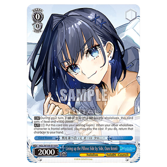 Weiss Schwarz - Hololive Production Vol. 2 - Lining up the Pillows Side by Side, Ouro Kronii (R) HOL/W104-E118
