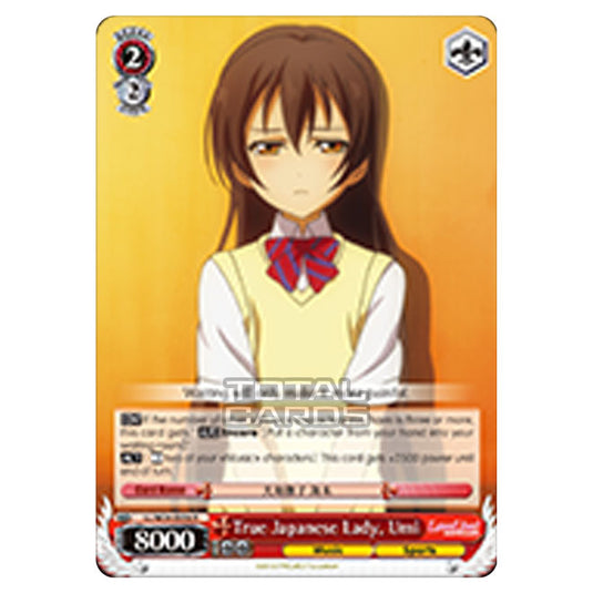 Weiss Schwarz - Love Live! - True Japanese Lady, Umi (Rare) LL/W24-E056