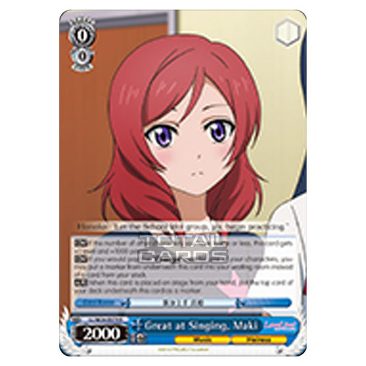 Weiss Schwarz - Love Live! - Great at Singing, Maki (Rare) LL/W24-E079