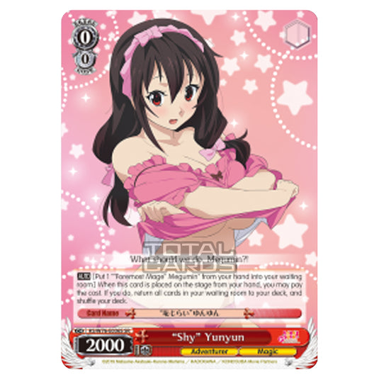 Weiss Schwarz - KONOSUBA - God’s blessing on this wonderful world! Legend of Crimson - "Shy" Yunyun (Super Rare) KS/W76-E036S
