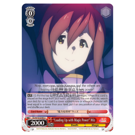 Weiss Schwarz - KONOSUBA - God’s blessing on this wonderful world! Legend of Crimson - "Loading Up with Magic Power" Wiz (Uncommon) KS/W76-E048