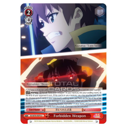 Weiss Schwarz - KONOSUBA - God’s blessing on this wonderful world! Legend of Crimson - Forbidden Weapon (Uncommon) KS/W76-E070