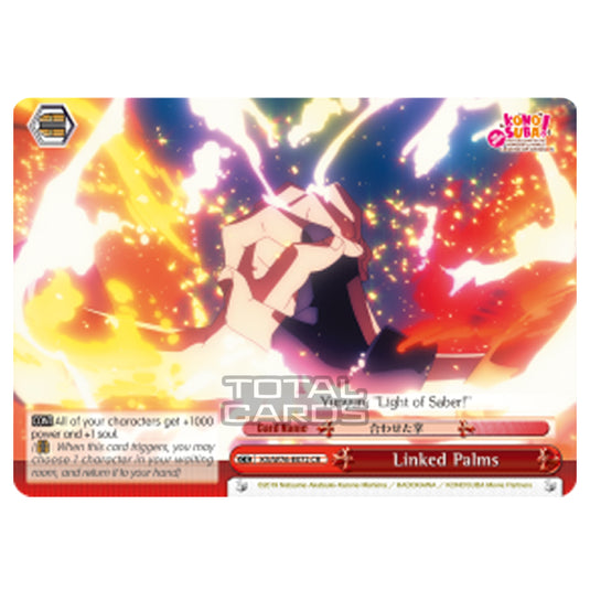 Weiss Schwarz - KONOSUBA - God’s blessing on this wonderful world! Legend of Crimson - Linked Palms (Climax Rare) KS/W76-E072