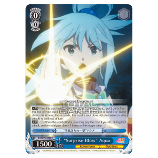 Weiss Schwarz - KONOSUBA - God’s blessing on this wonderful world! Legend of Crimson - "Surprise Blow" Aqua (Common) KS/W76-E089