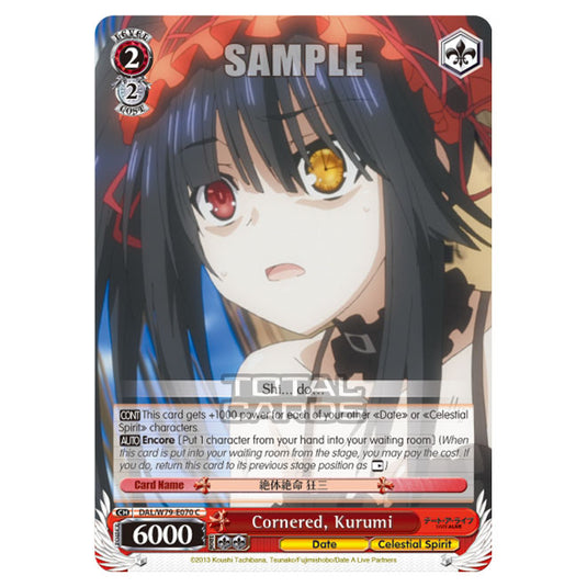 Weiss Schwarz - Date A Live - Cornered, Kurumi (C) DAL/W79-E070