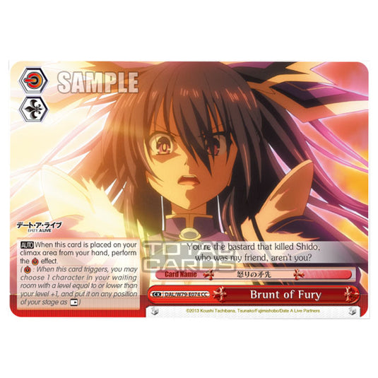 Weiss Schwarz - Date A Live - Brunt of Fury (CC) DAL/W79-E074