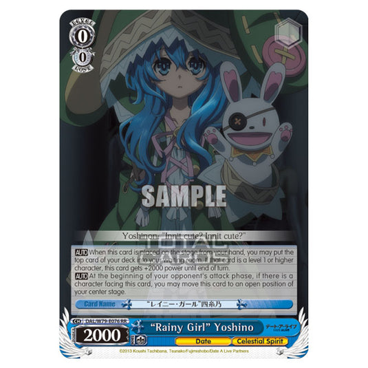 Weiss Schwarz - Date A Live - "Rainy Girl" Yoshino (RR) DAL/W79-E076