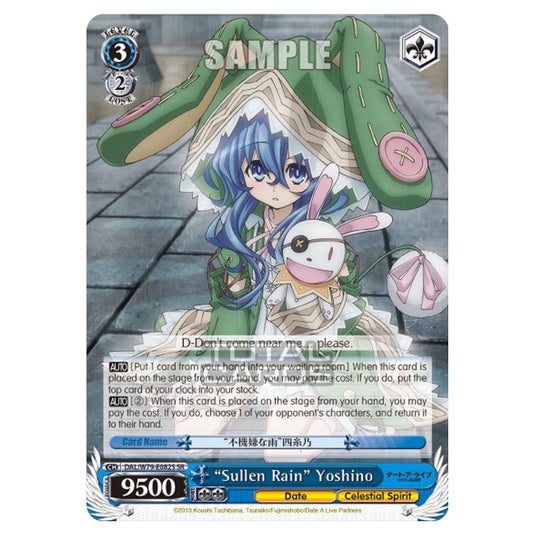Weiss Schwarz - Date A Live - "Sullen Rain" Yoshino (SR) DAL/W79-E082S