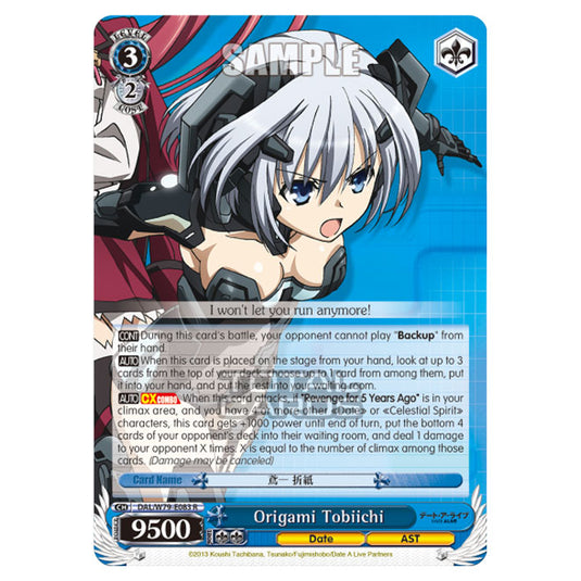 Weiss Schwarz - Date A Live - Origami Tobiichi (R) DAL/W79-E083
