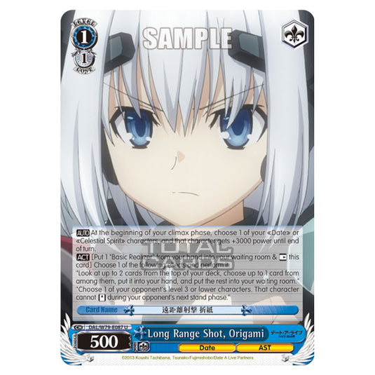 Weiss Schwarz - Date A Live - Long Range Shot, Origami (U) DAL/W79-E087