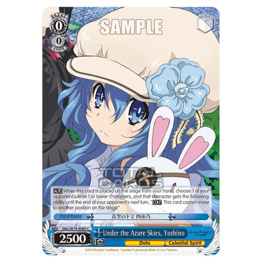 Weiss Schwarz - Date A Live - Under the Azure Skies, Yoshino (C) DAL/W79-E095