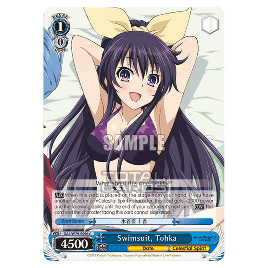Weiss Schwarz - Date A Live - Swimsuit, Tohka (C) DAL/W79-E096