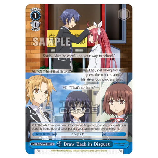 Weiss Schwarz - Date A Live - Draw Back in Disgust (U) DAL/W79-E097